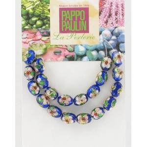 20 Perles cloisonnées