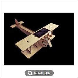 AVION SOLAIRE EN BOIS