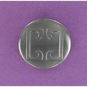 Bouton métal à queue
