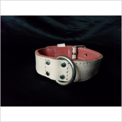 Collier cuir 3 cm de large