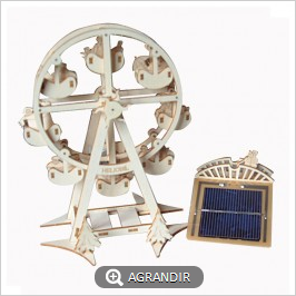 GRANDE ROUE EN BOIS SOLAIRE