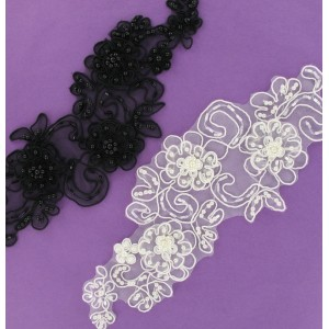 Galon perles de rocailles