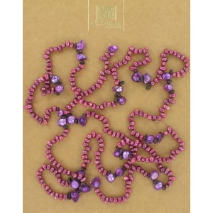 Perles en nacre irisée