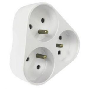 Triplite 16 ampères blanc